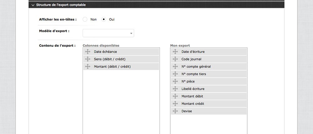 Exportez les charges pour votre expert comptable