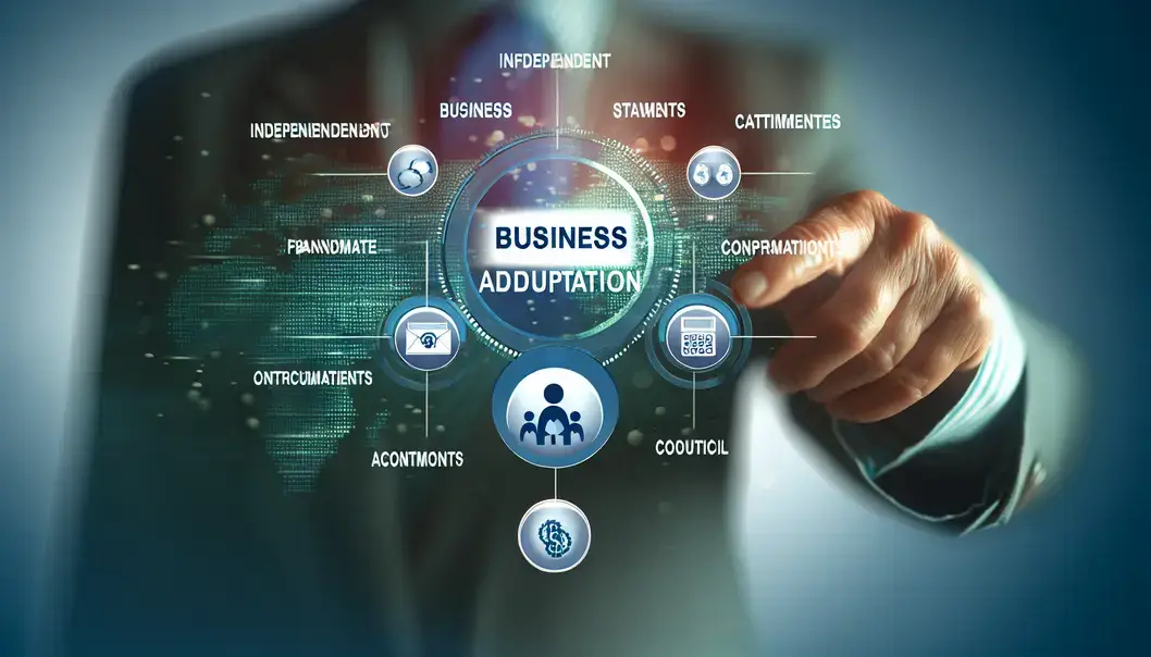 Personne travaillant à un bureau avec ordinateur et factures, révisant des documents comptables pour se conformer aux nouvelles règles 2025.