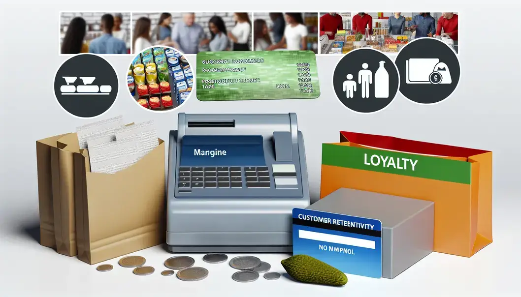 Propriétaire de petite entreprise regardant des tableaux de bord financiers et commerciaux sur un ordinateur portable, entouré de notes et d'échantillons de produits, lumière naturelle.